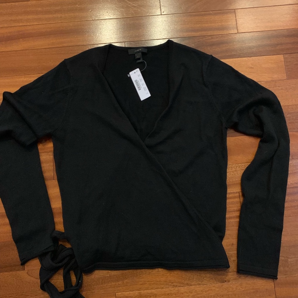 J. Crew wrap sweater